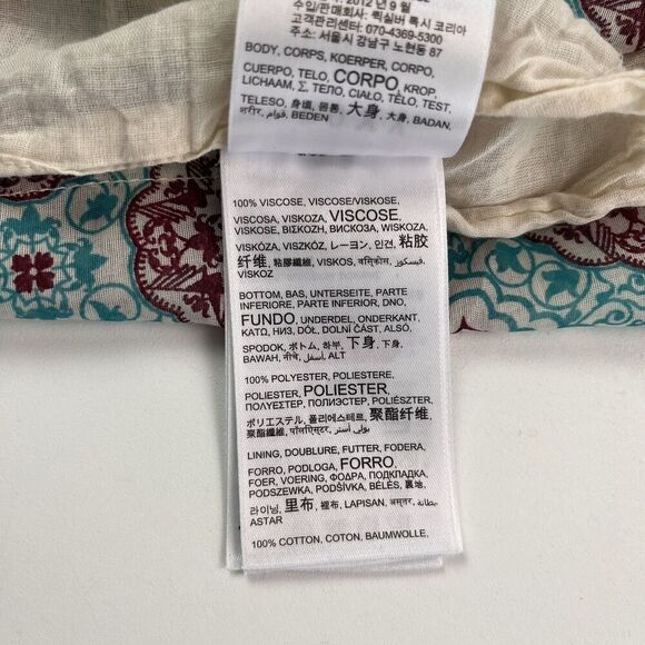 ROXY Y2K Babydoll Strapless Boho Maxi Dress Small Beachy Fairy Peasant Hippie - Picture 13 of 14